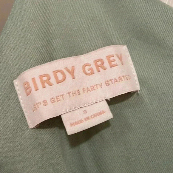 Birdy Grey Cindy Dress Small NWT Sage Bridesmaid Maxi Dress Formal Evening - Picture 4 of 6